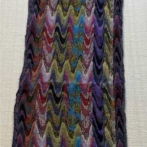 Multicolor Zigzag Pattern Scarf